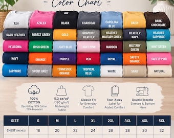 Gildan 5000 Adult Blank Shirt, Bulk Blank Shirts for Prints, Heavy Cotton Unisex Shirts, 36 Available Colors