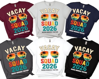 Vacay Squad 2026 Family Vacation Shirt