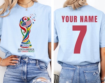 2026 World Cup USA Canada Mexico Soccer Fan T-Shirt