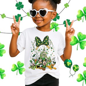 Camiseta del Día de San Patricio del Castillo de Disney, camiseta infantil del Día de San Patricio de Disney, camiseta de trébol del Reino Mágico de Disneyland, camiseta familiar de San Patricio de Disney imagen 5