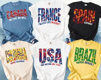 2026 World Cup Soccer Tee, USA Canada Mexico Football Fan Shirt