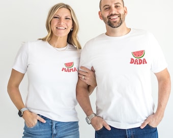 Personalized Watermelon Birthday Shirt, Custom One In A Melon Theme Birthday Tee, Family Birthday Matching Shirts