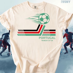 Retro Soccer Tees: Brazil, Argentina, USA, Mexico, England, Portugal, France, Germany World Cup 2026 image 6