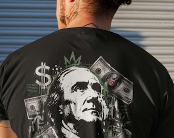 Benjamin Franklin Geld T-Shirt | Vintage Währung Grafik