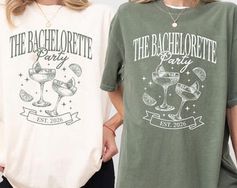 Comfort Colors Bachelorette Party T-Shirts: The Bach Club, Bridesmaids Gifts