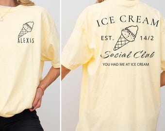 Ice Cream Social Club Shirt, Retro Summer Tee