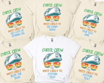 Matching Cruise Squad T-Shirt, Custom Family Vacation Shirt
