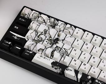 Reze Bomb Devil Keycaps | 126 PBT Cherry Profile Keycap Set