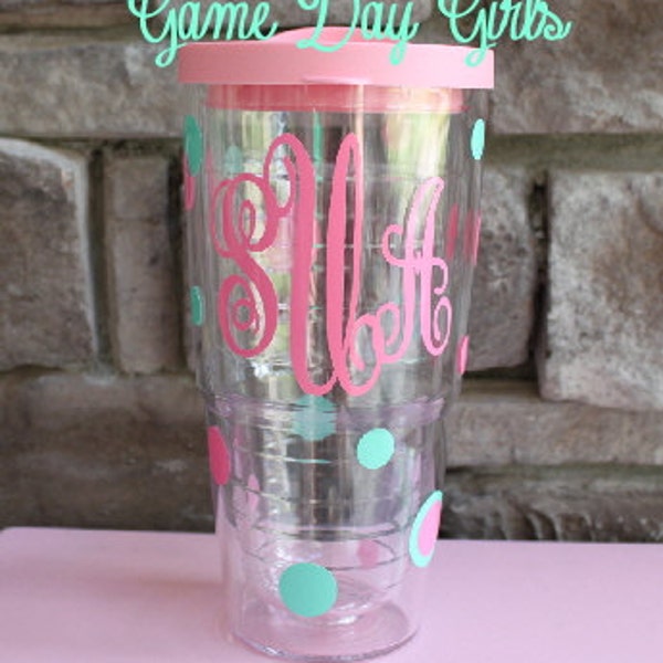 Monogrammed  Tervis tumbler