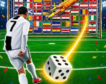 ProLeague World Cup Football Simulator | Dice Football Game | World Cup Style Wall Planner | Editable Excel | World Cup Wall Planner