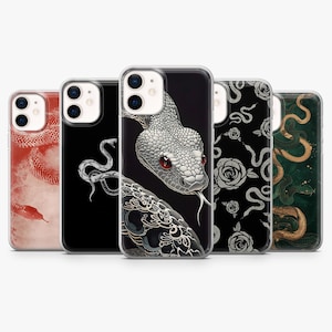 Serpent Handyhülle White Pythion Snake, iPhone 17Pro, 16, 15, 14, 13, 12, Samsung S26, S25, S24, S23Fe, A16, A56, Pixel 10, 9Pro, 8