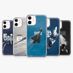 Stridsflygplansskal Su57, F16, F14, F35 för iPhone 17Pro, 16, 15, 14, 13, 12, Samsung S26, S25, S24, S23Fe, A16, A56, Pixel 10, 9Pro
