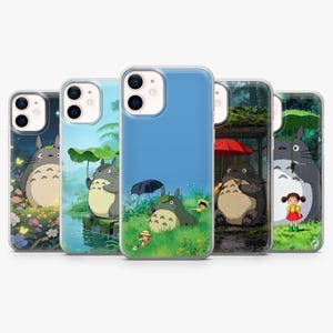 Studio Ghibli Phone Case Totoro Magic Cover for iPhone 17Pro, 16, 15, 14, 13, 12, Samsung S26, S25, S24, S23Fe, A16, A56, Pixel 10, 9Pro, 8A
