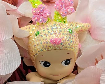 bedazzled cherry blossom goat sonny angel hipper (authentic)