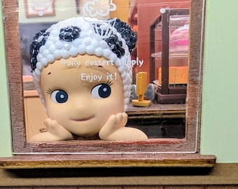 bedazzled panda sonny angel hipper (authentic)