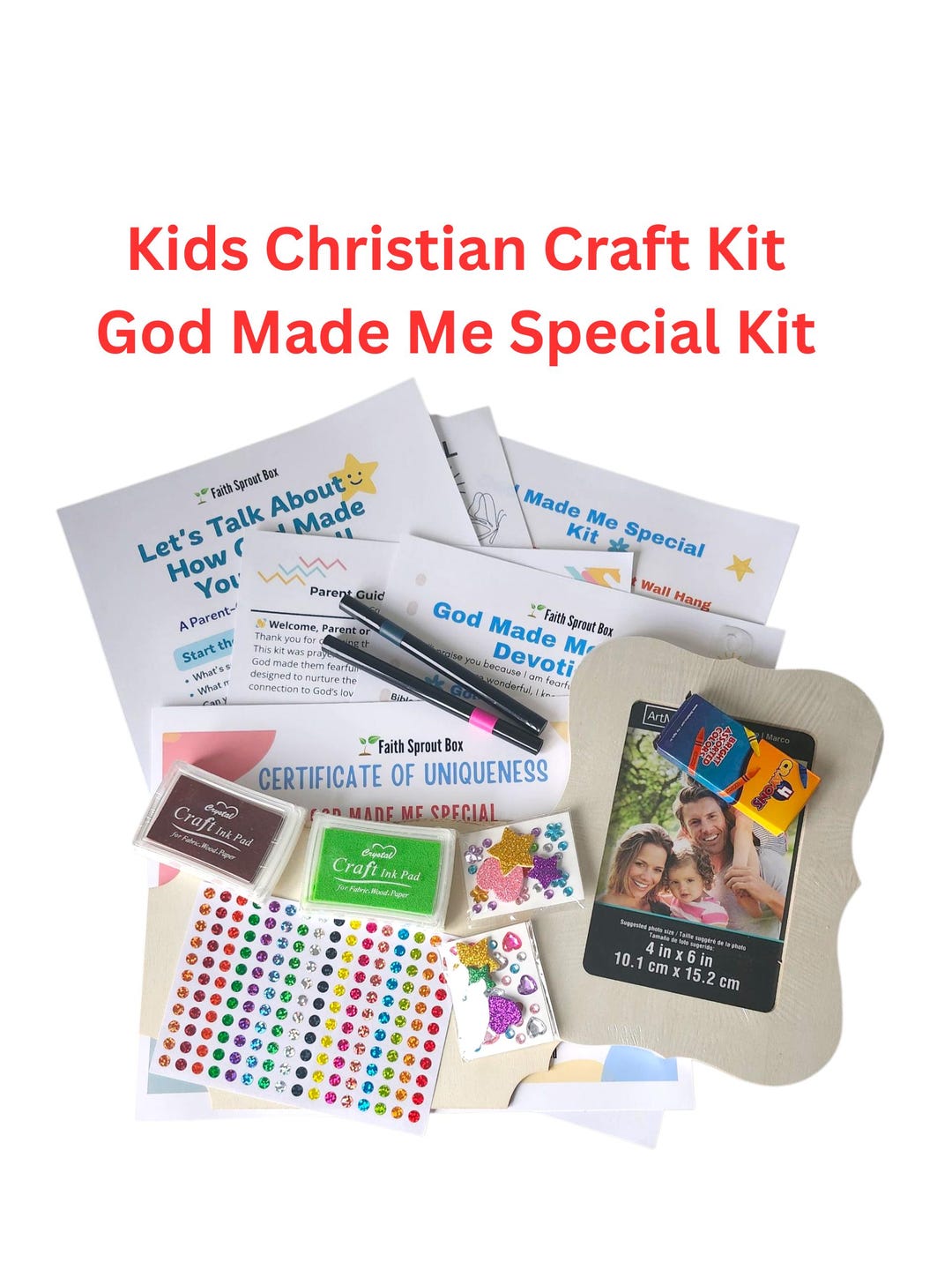 Kids Craft God Made Me Special - Ages 4-10 Christian Craft Kit - Etsy