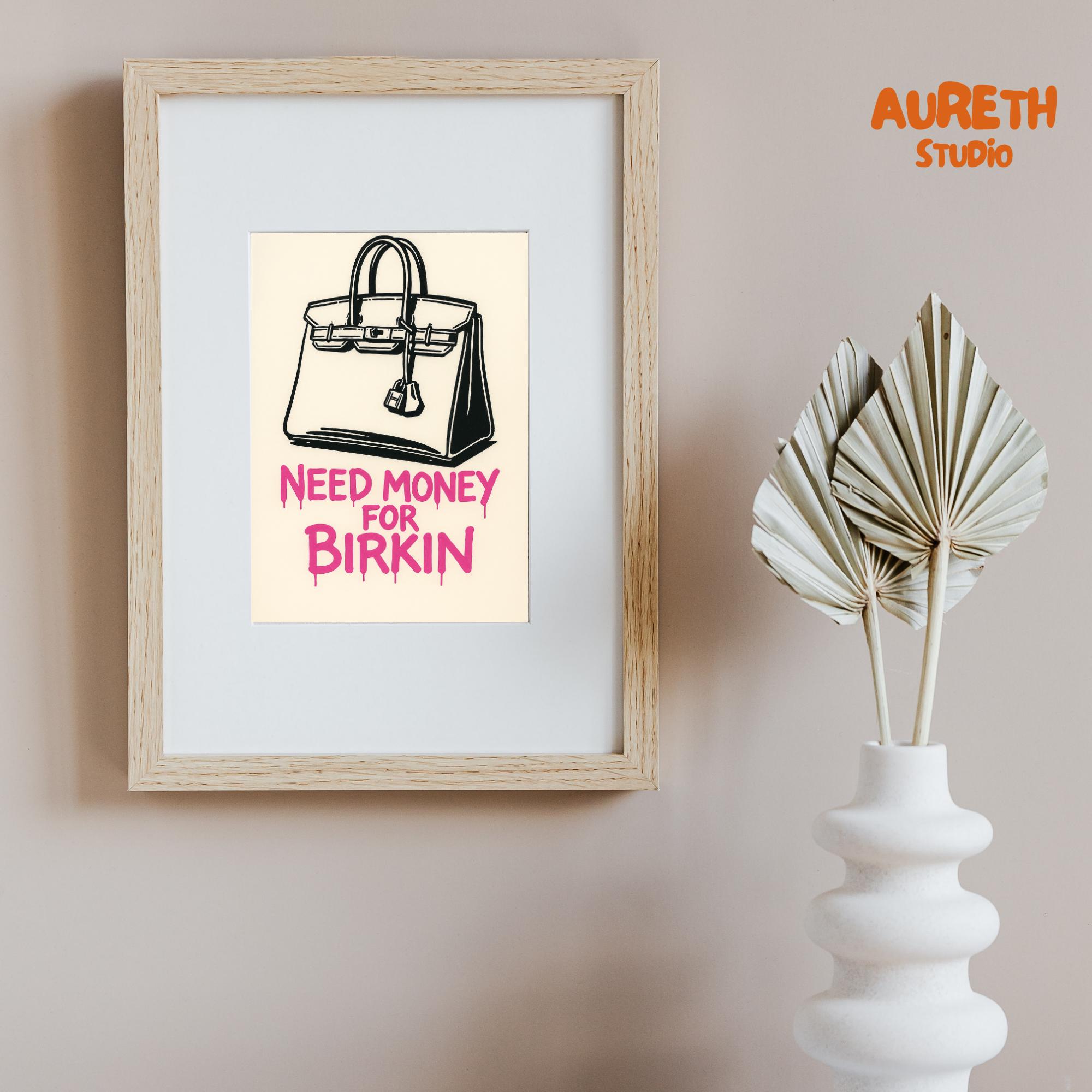 Hermes Birkin Poster