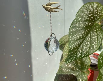 スワロフスキークリスタルサンキャッチャー 特大 20mm 極上クリア