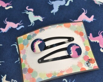 Hair clips Unicorn