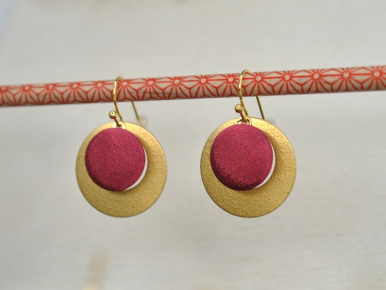 Earrings oPunkt Magenta image 3