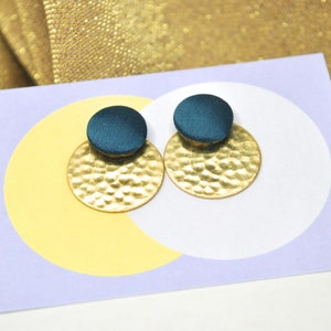 Stud earrings petrol image 1