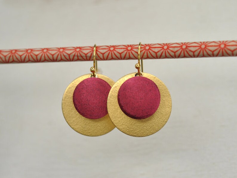 Earrings oPunkt Magenta image 4