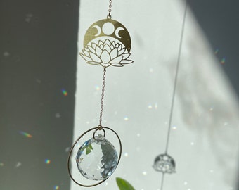 Lune de lotus Suncatcher