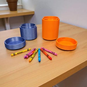 Twist-Lock Travel Jar – 3D Printed Portable Container