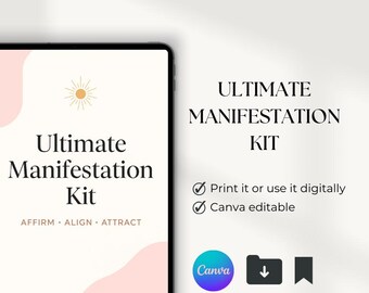Zestaw do manifestacji, narzędzia duchowe, zestaw do manifestacji, zestaw do medytacji, prawo przyciągania, prezent New Age, samodoskonalenie w duchu dobrego samopoczucia