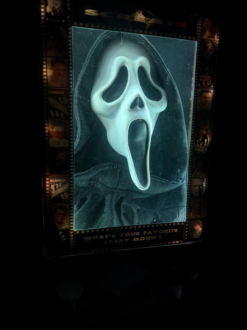 Scream Display Case SCREAM Ghostface LED Display Case - Etsy New Zealand