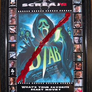 Scream / Ghostface – Gerahmtes Horror-Display (8x10 Zoll)