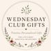 Wednesday Club Prints