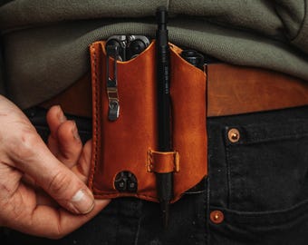 Leatherman and flashlight sheath PDF template