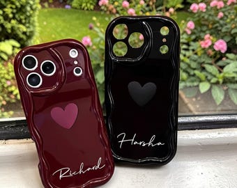 Personalized 3D Name iPhone 11 12 13 14 15 16 17 Case Custom Cover