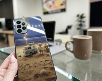 Custom Photo Samsung S20-S26 Case Personalized Tempered Glass Phone Cover Gift