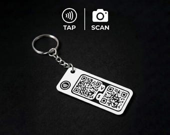 Payment QR Code Keychain | NFC Smart Tap