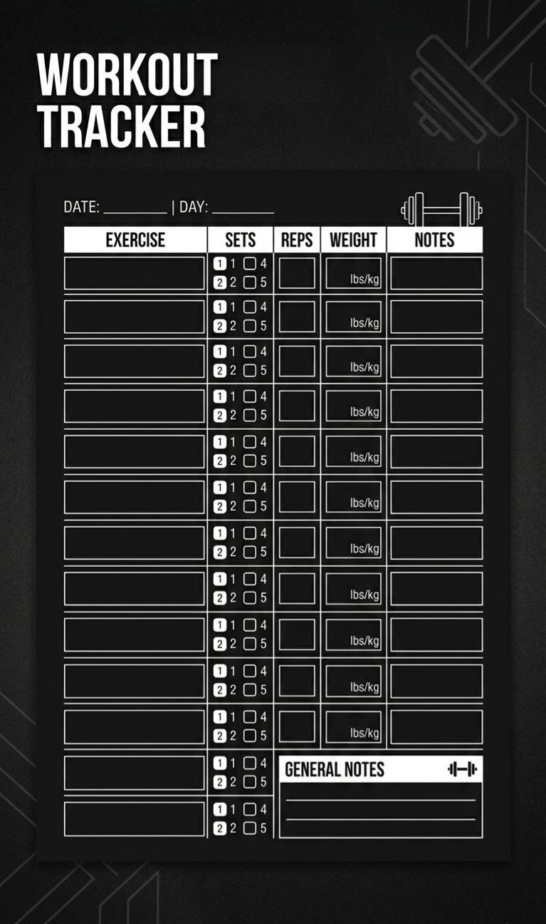 Discipline Planner Discipline Tracker Printable, Daily Planner, Habit Tracker ...