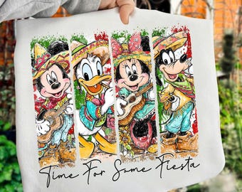 Time For Some Fiesta Cartoon Festival 2026 PNG, Mouse And Friends PNG, Cinco De Mayo Png, Mexican Festival Png, Fiesta Png, Cinco de Mayo