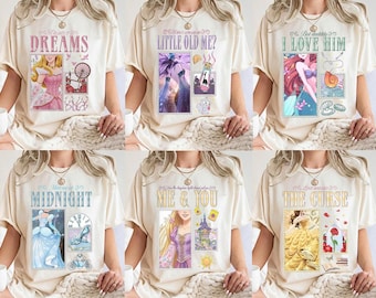 Retro Disneyworld PNG, Vintage Princess Lyric Music Quote PNG, But Daddy I Love Him Shirt, Disneyland Princess Shirt, Magical Parks Shirts