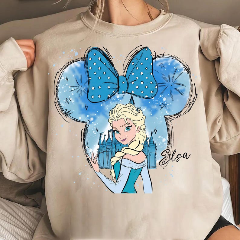 Disney Elsa Frozen PNG, Disney Matching Minnie Ears Elsa Trip Design ...