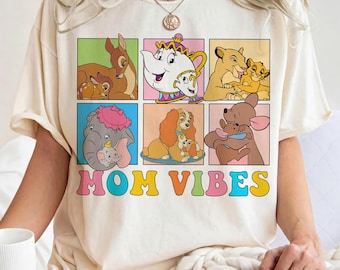 Retro Disney Mom Vibes PNG, Mother's Day, Family Trip