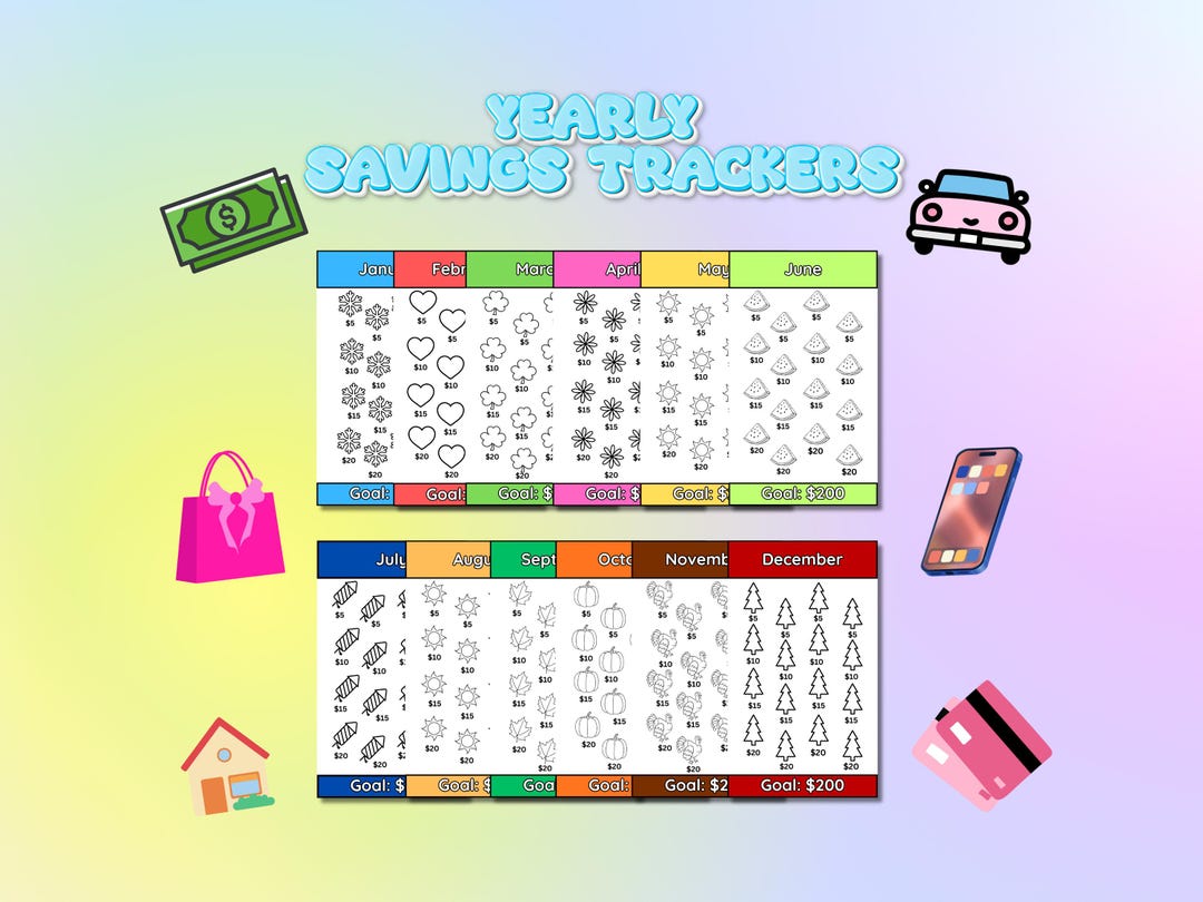 A6 Money Challenge, Money Tracker, Cash Stuffing Binder, Printable - Etsy