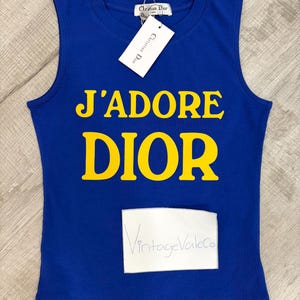 J Adore Dior Tank - Etsy
