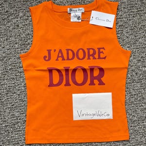 J'adore Dior Tank - Etsy