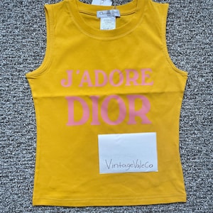 J'adore Dior Tank Top - Etsy