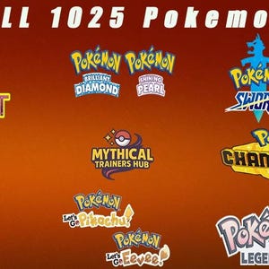 Pokémon Champions/Home – Generation 1–9 – Shiny Living Dex – Expresslieferung