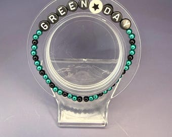 Braccialetto dell'amicizia con perline dei Green Day