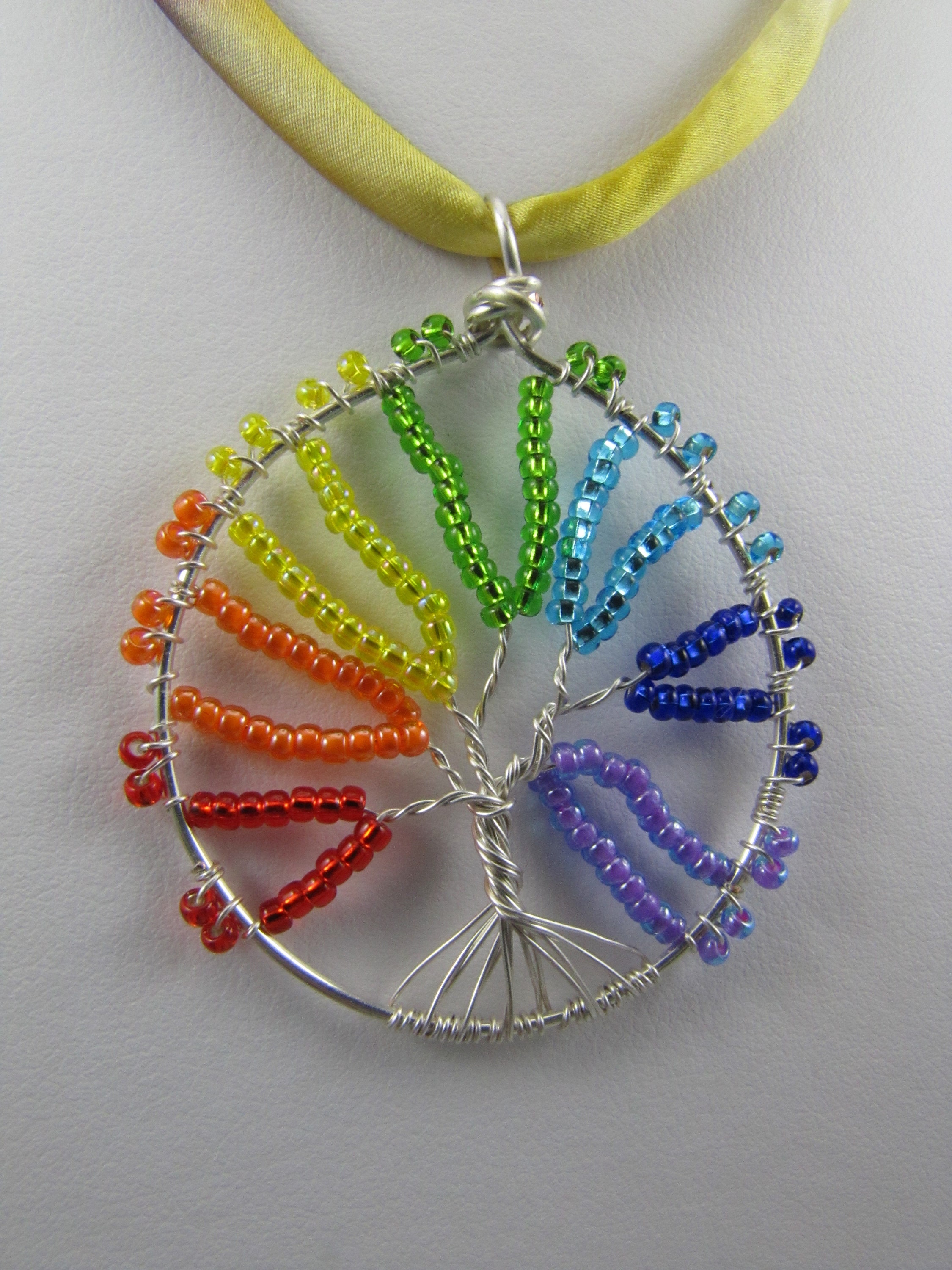 Tree of life beaded necklace Clearance