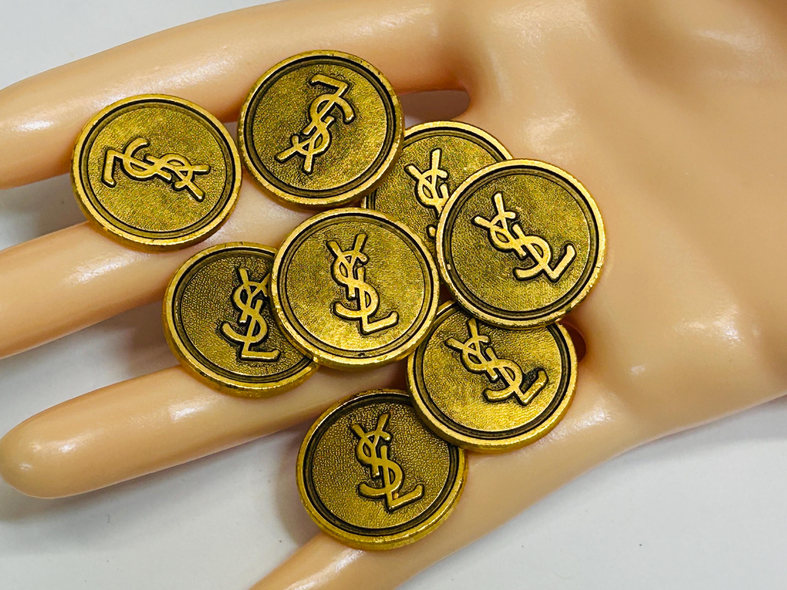 Ysl Buttons - Etsy