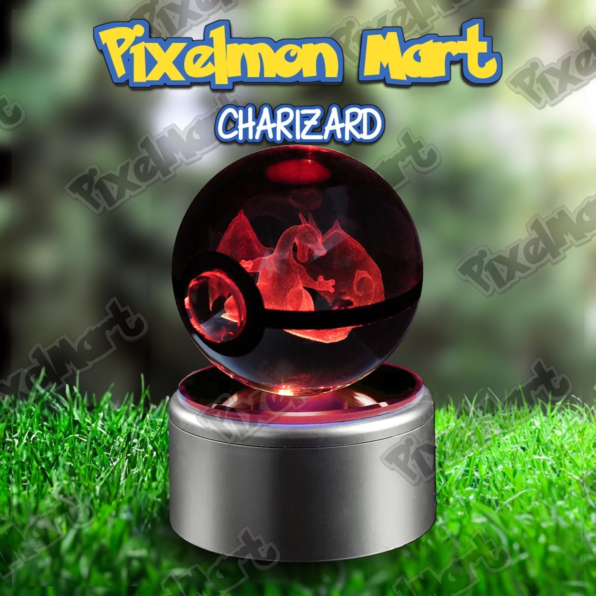 Charizard Pokeball Lamp - Etsy, image size:1920x1920